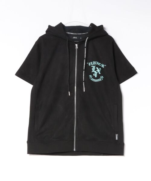 LUXE/R(ラグジュ)の「(RM)【LUXE/R】ポリエステル スウェード ファスナー ジップパーカー(パーカー・メンズ・ベージュ/ブラック/エメラルド・LARGE/X-LARGE)」の19枚目の写真