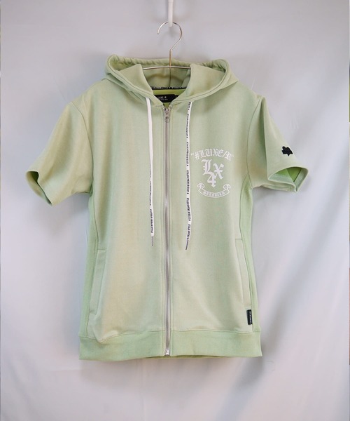 LUXE/R(ラグジュ)の「(RM)【LUXE/R】ポリエステル スウェード ファスナー ジップパーカー(パーカー・メンズ・ベージュ/ブラック/エメラルド・LARGE/X-LARGE)」の21枚目の写真