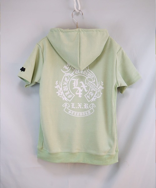 LUXE/R(ラグジュ)の「(RM)【LUXE/R】ポリエステル スウェード ファスナー ジップパーカー(パーカー・メンズ・ベージュ/ブラック/エメラルド・LARGE/X-LARGE)」の22枚目の写真