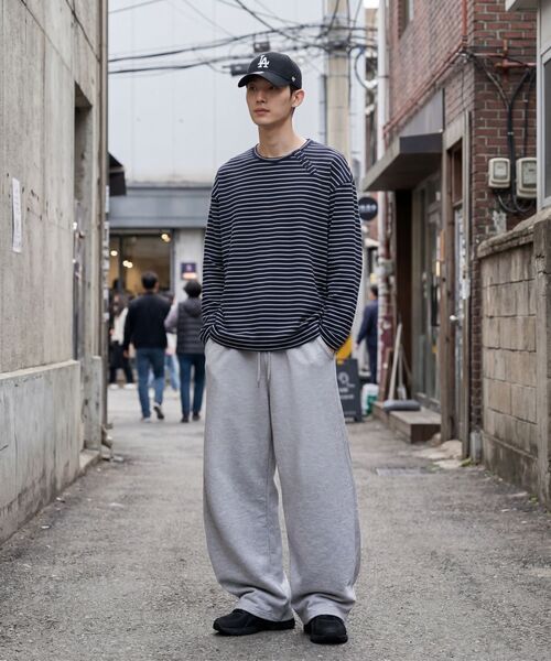 AGOD（エージーオーディー）の「サイドボタンヘンリーネックストライプロングスリーブ[ブラック]（Tシャツ/カットソー・レディース・その他・SMALL/MEDIUM/LARGE）」の11枚目の写真