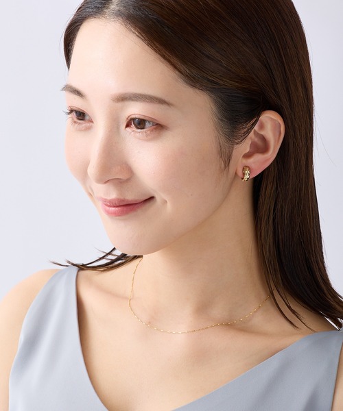 CALIN STANDARD(カリンスタンダード)の「◆金属アレルギー対応◆◆made in japan◆【痛くない】【落ちにくい】【片手で簡単】 ダイヤライン マグネットイヤリング(イヤリング・レディース・ゴールド/シルバー・FREE)」の3枚目の写真