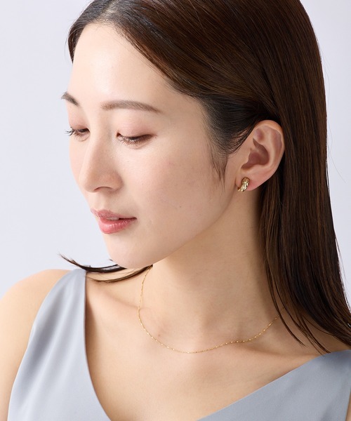 CALIN STANDARD(カリンスタンダード)の「◆金属アレルギー対応◆◆made in japan◆【痛くない】【落ちにくい】【片手で簡単】 ダイヤライン マグネットイヤリング(イヤリング・レディース・ゴールド/シルバー・FREE)」の4枚目の写真