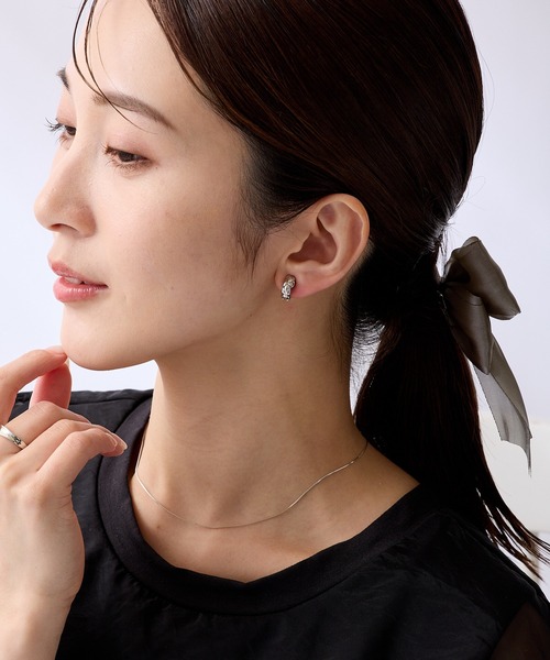 CALIN STANDARD(カリンスタンダード)の「◆金属アレルギー対応◆◆made in japan◆【痛くない】【落ちにくい】【片手で簡単】 ダイヤライン マグネットイヤリング(イヤリング・レディース・ゴールド/シルバー・FREE)」の8枚目の写真