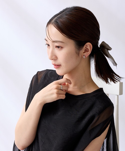 CALIN STANDARD(カリンスタンダード)の「◆金属アレルギー対応◆◆made in japan◆【痛くない】【落ちにくい】【片手で簡単】 ダイヤライン マグネットイヤリング(イヤリング・レディース・ゴールド/シルバー・FREE)」の10枚目の写真
