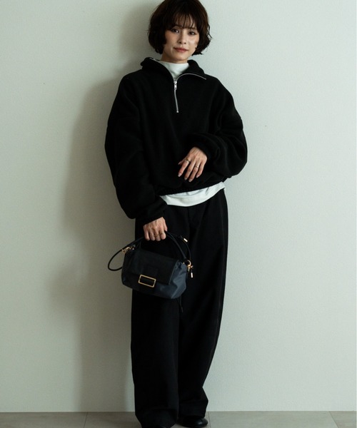 REAIMER（リエメ）の「REAIMER【リエメ】2way ミニショルダーバッグ ハンドバッグ（ハンドバッグ・レディース・ベージュ/ブラック×ブラック/ブラック・FREE）」の15枚目の写真