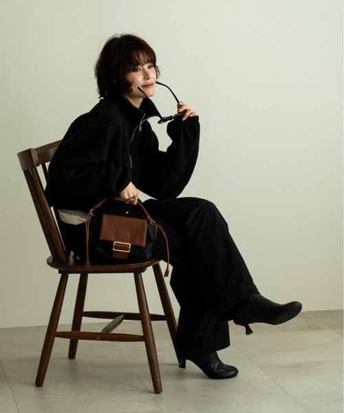 REAIMER（リエメ）の「REAIMER【リエメ】2way ミニショルダーバッグ ハンドバッグ（ハンドバッグ・レディース・ベージュ/ブラック×ブラック/ブラック・FREE）」の18枚目の写真