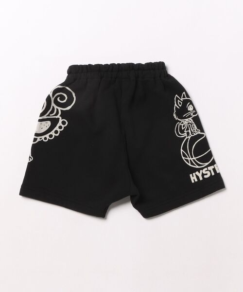 HYSTERIC MINI(ヒステリックミニ)の「HYSTERIC MINI HOOPS 裏毛ハーフパンツ(その他パンツ・キッズ・ブラック・80/90)」の2枚目の写真