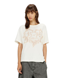 DIESEL ディーゼル レディース 半袖トップス Tシャツ　カモフラージュ セール】ウィメンズ Tシャツ カモフラージュ柄（Tシャツ/カットソー