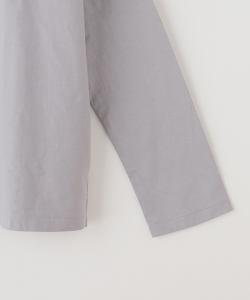 PULP/417EDIFICE(パルプフォーワンセブンエディフィス)の「OMO / オモ Double Layer Shirt(シャツ/ブラウス・レディース・チャコールグレー・SMALL)」の3枚目の写真