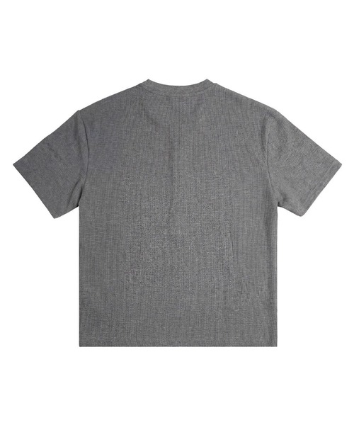 SAINTPAIN（セイントペイン）の「【UNISEX】SAINTPAIN／ワッフルヘンリーネックT（Tシャツ/カットソー・レディース・ブラック/グレー・MEDIUM）」の9枚目の写真