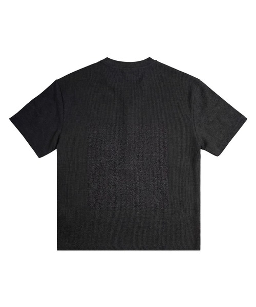 SAINTPAIN（セイントペイン）の「【UNISEX】SAINTPAIN／ワッフルヘンリーネックT（Tシャツ/カットソー・レディース・ブラック/グレー・MEDIUM）」の13枚目の写真