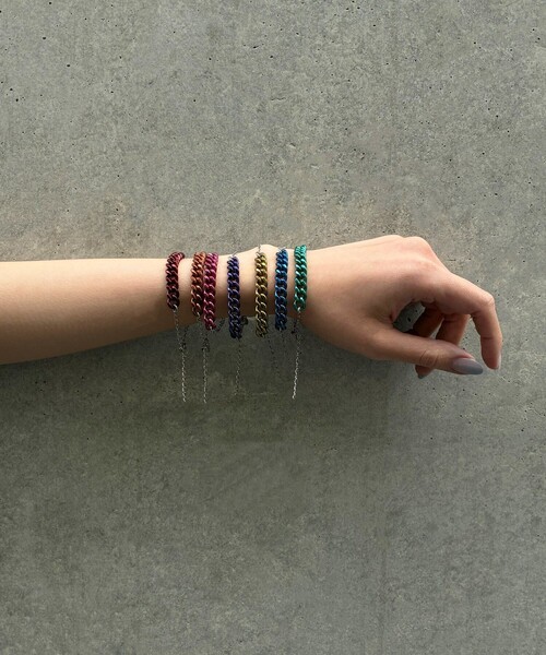 and cloud(アンドクラウド)の「Colored Bracelet M(ブレスレット・レディース・ブルー/レッド/ピンク/グリーン/オレンジ/イエロー/パープル・FREE)」の6枚目の写真
