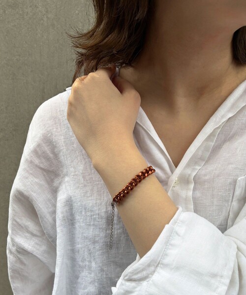 and cloud(アンドクラウド)の「Colored Bracelet M(ブレスレット・レディース・ブルー/レッド/ピンク/グリーン/オレンジ/イエロー/パープル・FREE)」の10枚目の写真
