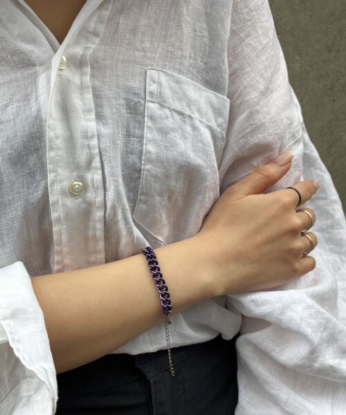and cloud(アンドクラウド)の「Colored Bracelet M(ブレスレット・レディース・ブルー/レッド/ピンク/グリーン/オレンジ/イエロー/パープル・FREE)」の15枚目の写真
