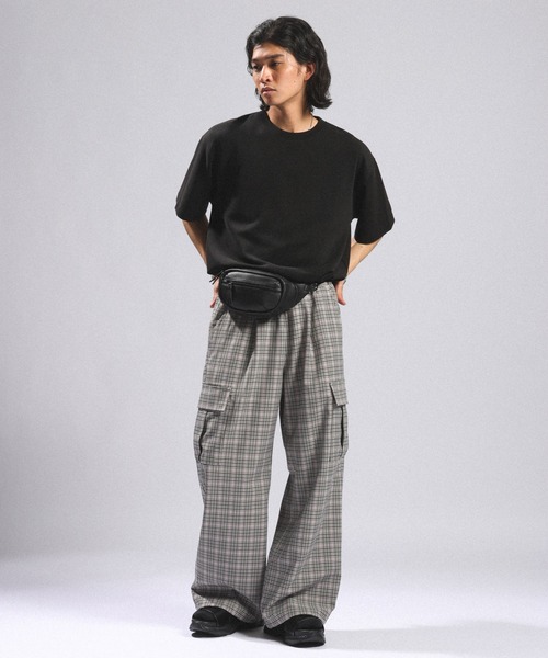 RAGEBLUE(レイジブルー)の「Check Pattern Cargo Easy Pants/チェックカーゴイージーパンツ(カーゴパンツ・メンズ・ピンク系その他/ブルー系その他・MEDIUM/LARGE)」の17枚目の写真
