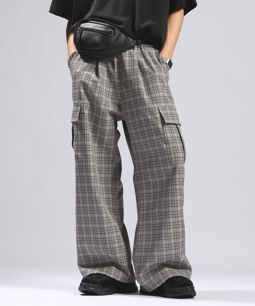 RAGEBLUE(レイジブルー)の「Check Pattern Cargo Easy Pants/チェックカーゴイージーパンツ(カーゴパンツ・メンズ・ピンク系その他/ブルー系その他・MEDIUM/LARGE)」の19枚目の写真