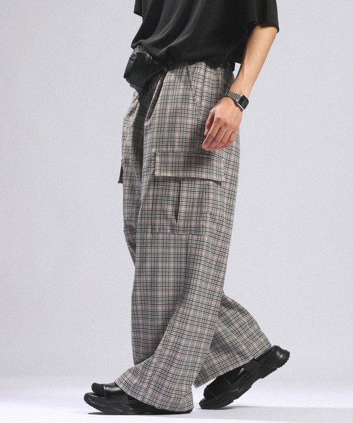 RAGEBLUE(レイジブルー)の「Check Pattern Cargo Easy Pants/チェックカーゴイージーパンツ(カーゴパンツ・メンズ・ピンク系その他/ブルー系その他・MEDIUM/LARGE)」の20枚目の写真