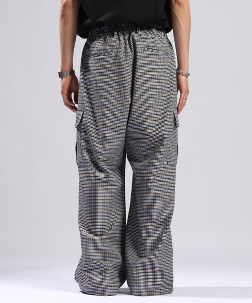 RAGEBLUE(レイジブルー)の「Check Pattern Cargo Easy Pants/チェックカーゴイージーパンツ(カーゴパンツ・メンズ・ピンク系その他/ブルー系その他・MEDIUM/LARGE)」の5枚目の写真
