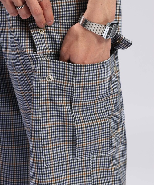 RAGEBLUE(レイジブルー)の「Check Pattern Cargo Easy Pants/チェックカーゴイージーパンツ(カーゴパンツ・メンズ・ピンク系その他/ブルー系その他・MEDIUM/LARGE)」の11枚目の写真