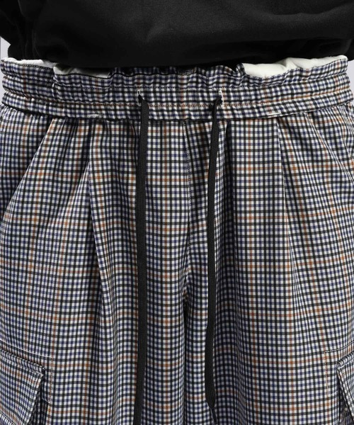 RAGEBLUE(レイジブルー)の「Check Pattern Cargo Easy Pants/チェックカーゴイージーパンツ(カーゴパンツ・メンズ・ピンク系その他/ブルー系その他・MEDIUM/LARGE)」の9枚目の写真