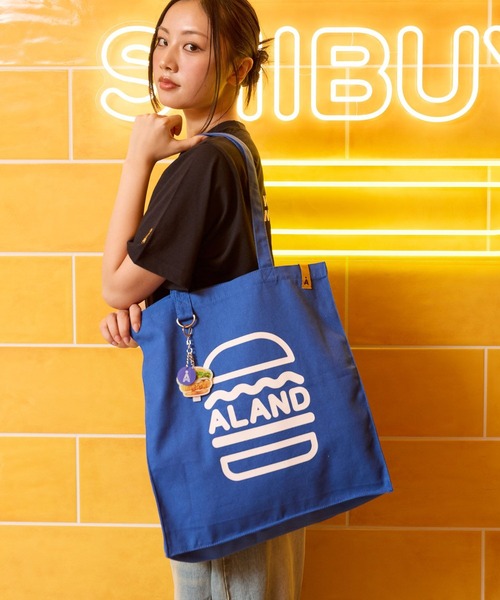 ALAND(エーランド)の「ALAND×MOM'S TOUCH/Dリングマチトート(トートバッグ・レディース・ブラウン/ホワイト/ブルー・FREE)」の3枚目の写真