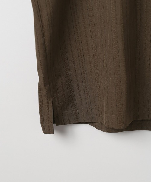 BAYFLOW(ベイフロー)の「ドビーストライプシャツ(シャツ/ブラウス・メンズ・チャコール/ブラウン・LARGE/MEDIUM)」の15枚目の写真