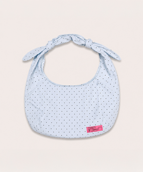 320SHOWROOM（320ショールーム）の「Dot Knot Shoulder Bag Skyblue（エコバッグ/サブバッグ・レディース・スカイブルー・FREE）」の3枚目の写真