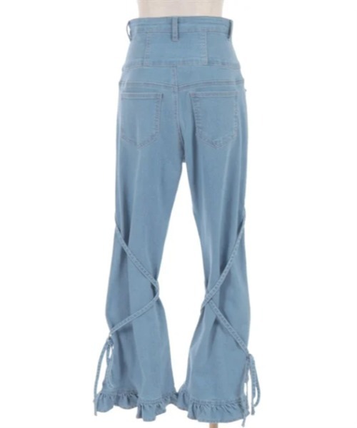 axes femme(アクシーズファム)の「リボン付ストレッチデニムPT(その他パンツ・レディース・インディゴブルー/ワンウォッシュ・LARGE/MEDIUM)」の14枚目の写真