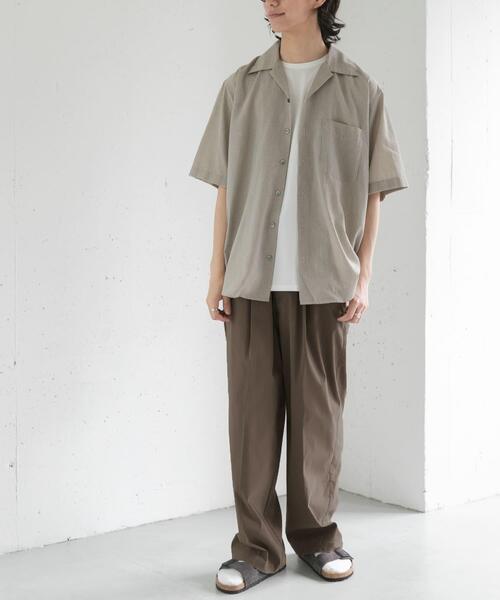 FORK&SPOON(フォークアンドスプーン)の「FORK&SPOON コットンナイロンイージーパンツ(その他パンツ・メンズ・ブラック・4/5)」の22枚目の写真
