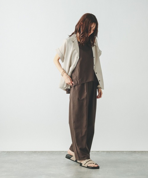 GLOBAL WORK(グローバルワーク)の「Airy Breezeサロペット/645015(サロペット/オーバーオール・レディース・ダークグレー/ブラウン系その他6・MEDIUM/LARGE)」の7枚目の写真