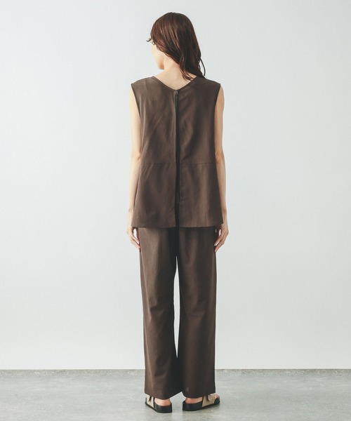 GLOBAL WORK(グローバルワーク)の「Airy Breezeサロペット/645015(サロペット/オーバーオール・レディース・ダークグレー/ブラウン系その他6・MEDIUM/LARGE)」の14枚目の写真