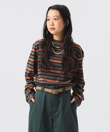 ボーイ エンブロイダリー ボーダー ロングスリーブ