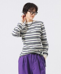 BEAMS BOY | ボーイ エンブロイダリー ボーダー ロングスリーブ(Tシャツ/カットソー)