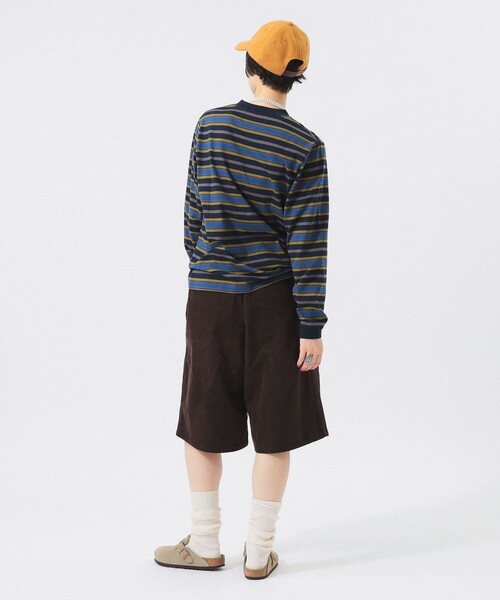 BEAMS BOY(ビームスボーイ)の「ボーイ エンブロイダリー ボーダー ロングスリーブ(Tシャツ/カットソー・レディース・ブラウン/ホワイト系その他7/ネイビー・3/2/1)」の15枚目の写真