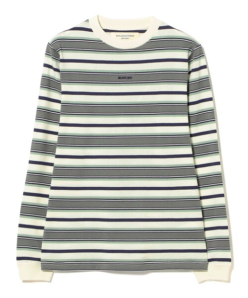 BEAMS BOY(ビームスボーイ)の「ボーイ エンブロイダリー ボーダー ロングスリーブ(Tシャツ/カットソー・レディース・ブラウン/ホワイト系その他7/ネイビー・3/2/1)」の19枚目の写真