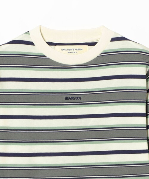 BEAMS BOY(ビームスボーイ)の「ボーイ エンブロイダリー ボーダー ロングスリーブ(Tシャツ/カットソー・レディース・ブラウン/ホワイト系その他7/ネイビー・3/2/1)」の18枚目の写真