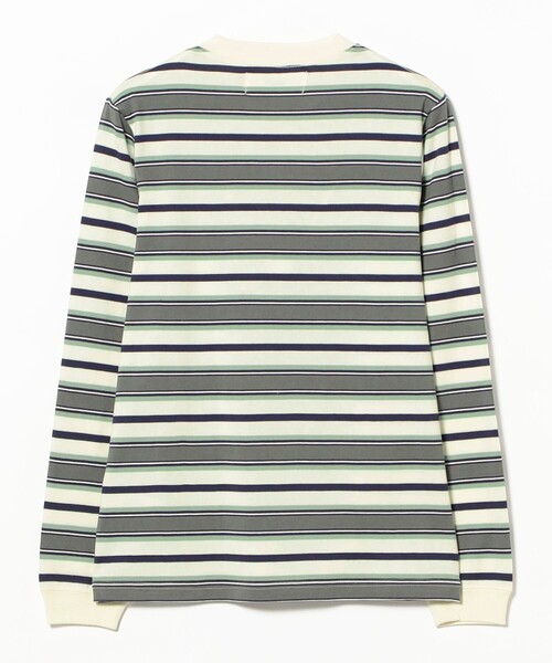 BEAMS BOY(ビームスボーイ)の「ボーイ エンブロイダリー ボーダー ロングスリーブ(Tシャツ/カットソー・レディース・ブラウン/ホワイト系その他7/ネイビー・3/2/1)」の15枚目の写真