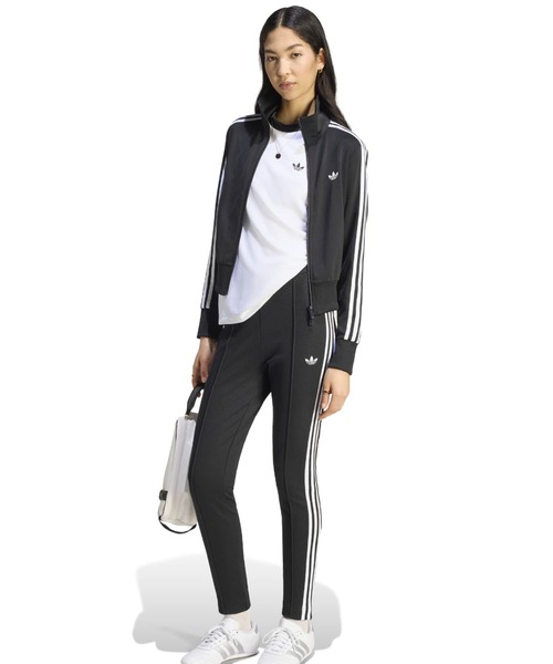 adidas(アディダス)の「adidas FIREBIRD CLASSIC TRACK TOP / アディダス ファイヤーバード クラシック トラックトップ(ジャージ・レディース・ブラック・S/M/L)」の3枚目の写真