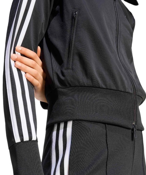 adidas(アディダス)の「adidas FIREBIRD CLASSIC TRACK TOP / アディダス ファイヤーバード クラシック トラックトップ(ジャージ・レディース・ブラック・S/M/L)」の7枚目の写真