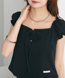 レースアップトップス」に該当するTシャツ/カットソー（半袖