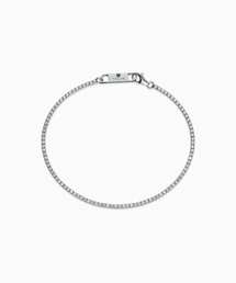 VALIK（バリク）の「[925シルバー] No.91 グリーンタック テニスブレスレット（ブレスレット）」
