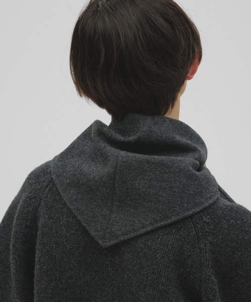 TODAYFUL(トゥデイフル)の「Softwool Scarf(バンダナ/スカーフ・レディース・チャコールグレー/ミント・FREE)」の4枚目の写真