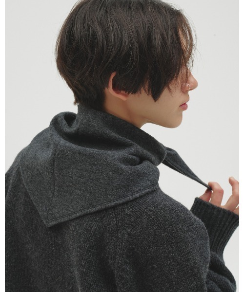 TODAYFUL(トゥデイフル)の「Softwool Scarf(バンダナ/スカーフ・レディース・チャコールグレー/ミント・FREE)」の5枚目の写真