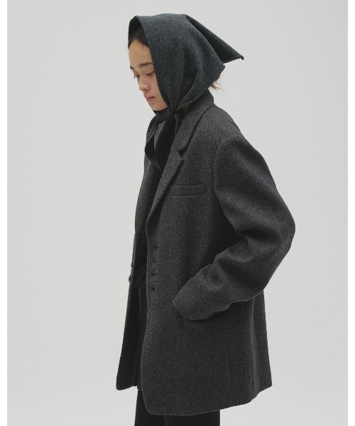 TODAYFUL(トゥデイフル)の「Softwool Scarf(バンダナ/スカーフ・レディース・チャコールグレー/ミント・FREE)」の16枚目の写真