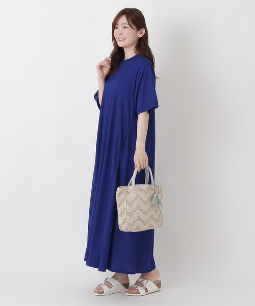 one'sterrace（ワンズテラス）の「HE エスニカンバッグ（トートバッグ・レディース・ピンク系9/ベージュ系8/ブラック系8・99）」の6枚目の写真