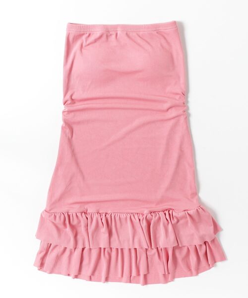 CeLess(セレス)の「Sleeveless Tiered Mini Dress / ノースリーブティアードミニワンピース(ワンピース・レディース・ブラック/ピンク・FREE)」の19枚目の写真