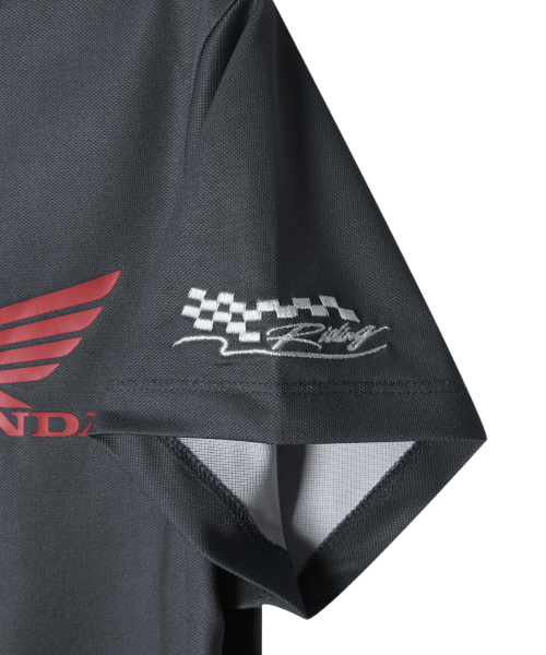 PHYPS MOTORCYCLE(フィップスモーターサイクル)の「Womens Moto Patch Polo Shirt Navy(ポロシャツ・レディース・その他・SMALL/MEDIUM)」の5枚目の写真