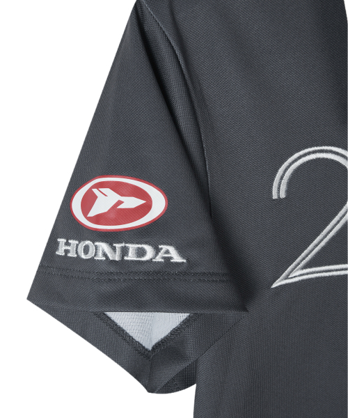 PHYPS MOTORCYCLE(フィップスモーターサイクル)の「Womens Moto Patch Polo Shirt Navy(ポロシャツ・レディース・その他・SMALL/MEDIUM)」の4枚目の写真