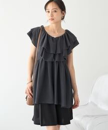 ラッフルフリルワンピース