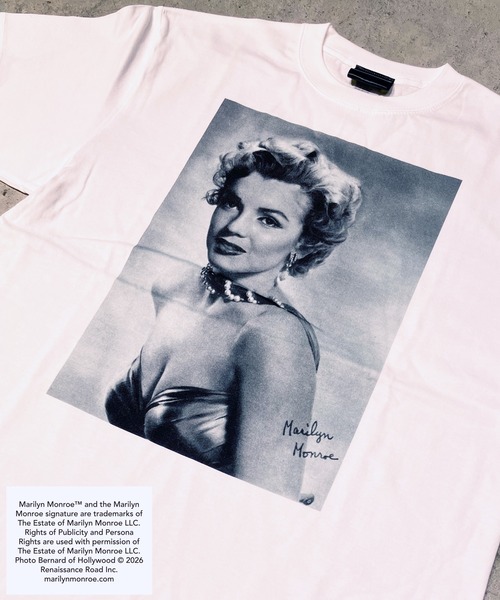 StPT(エスティーピーティー)の「【MARILYN MONROE/マリリン・モンロー】フォトTシャツ ピグメント染め ヴィンテージ ユニセックス モノクロ クローズアップ(Tシャツ/カットソー・メンズ・ブラック/ホワイト・MEDIUM/LARGE/X-LARGE/SMALL)」の1枚目の写真